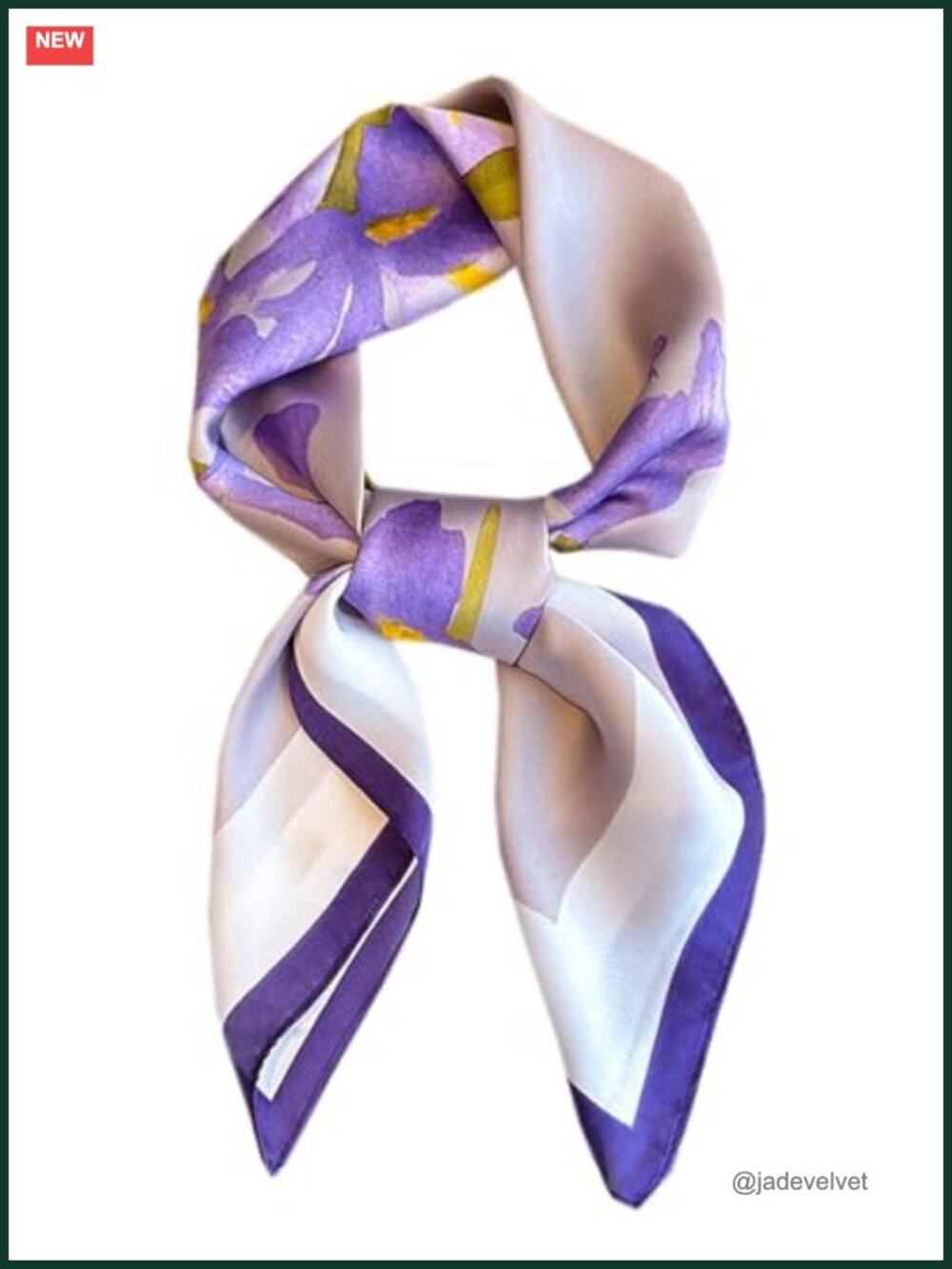Silk Polyester Square Scarf Fashion Accessory Lightweight Hair Bandana Headwrap
